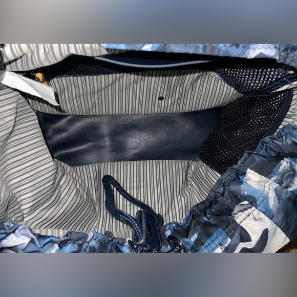 Lululemon Traveling Yogini Rucksack Backpack Gym Yoga Weekend Overnight Bag Blue - Picture 8 of 16
